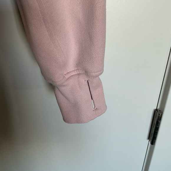 Pre-loved Lululemon Scuba Oversized Half-Zip Hoodie in Strawberry Milkshake - Picture 3 of 5